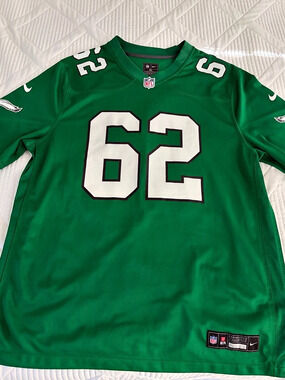 Nike Jason Kelce Philadelphia Eagles Nike Game Jersey Game Jersey Green & White